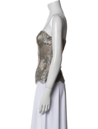 Ralph Lauren Black Label Lace Lace Pattern Top