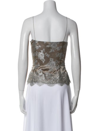 Ralph Lauren Black Label Lace Lace Pattern Top