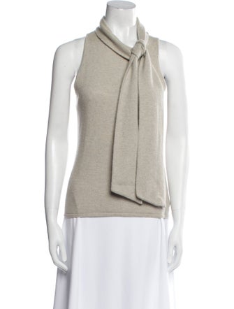 Ralph Lauren Black Label Cashmere Cowl Neck Top