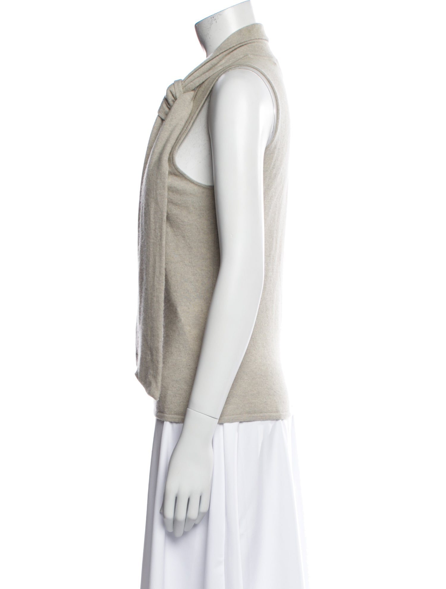 Ralph Lauren Black Label Cashmere Cowl Neck Top