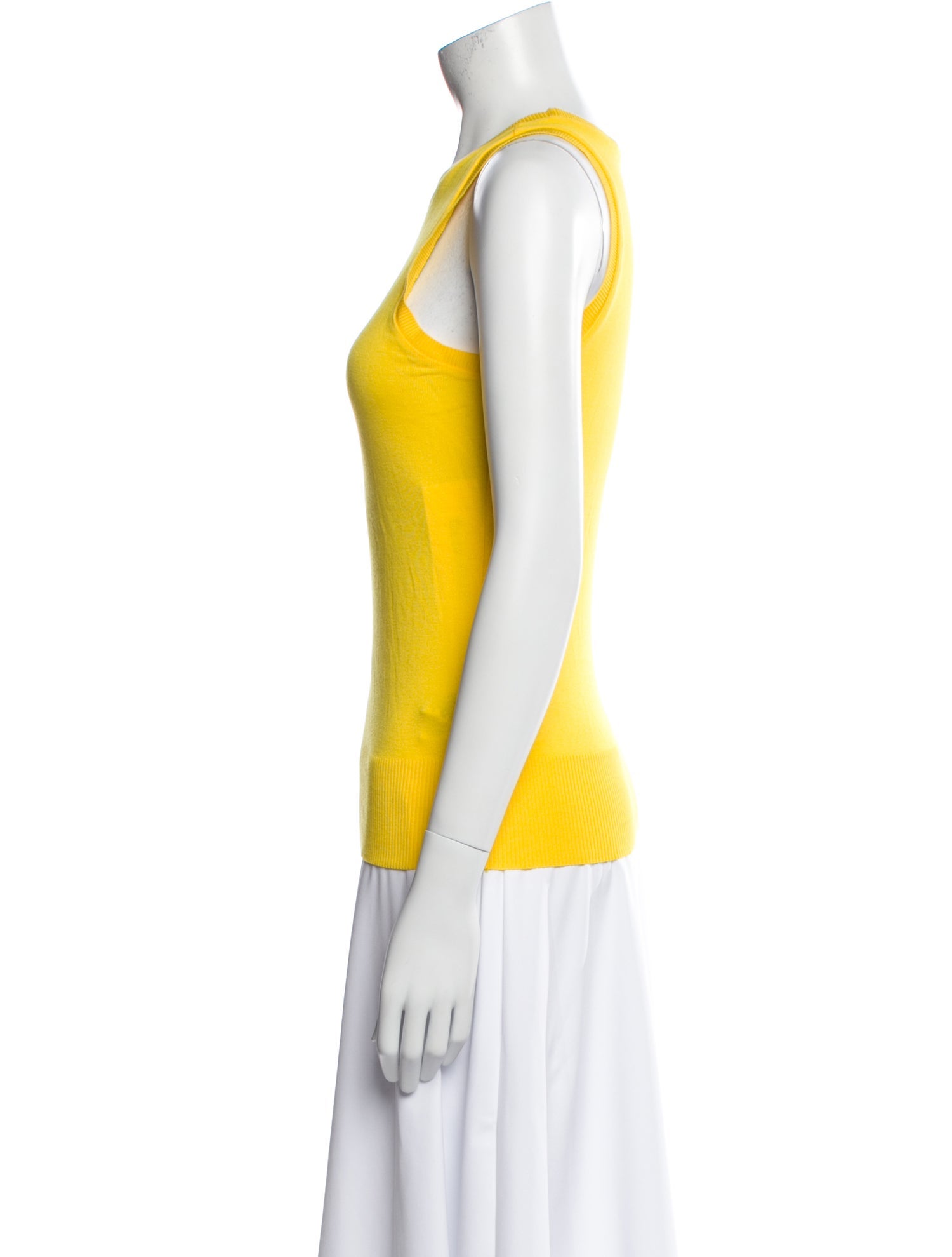 Ralph Lauren Black Label Crew Neck Sleeveless Top