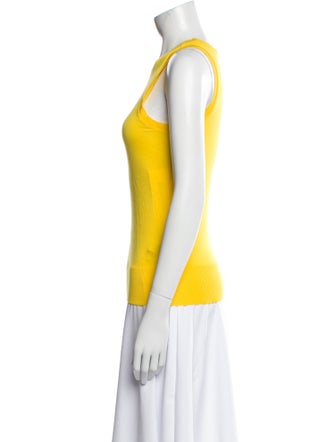 Ralph Lauren Black Label Crew Neck Sleeveless Top