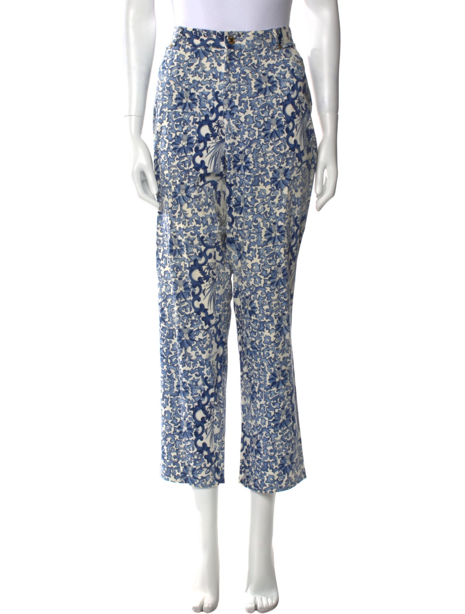 Ralph Lauren Black Label Printed Straight Leg Pants