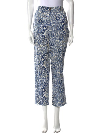 Ralph Lauren Black Label Printed Straight Leg Pants