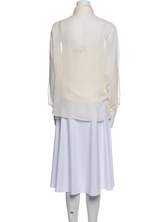 Ralph Lauren Black Label Silk V-Neck Tunic