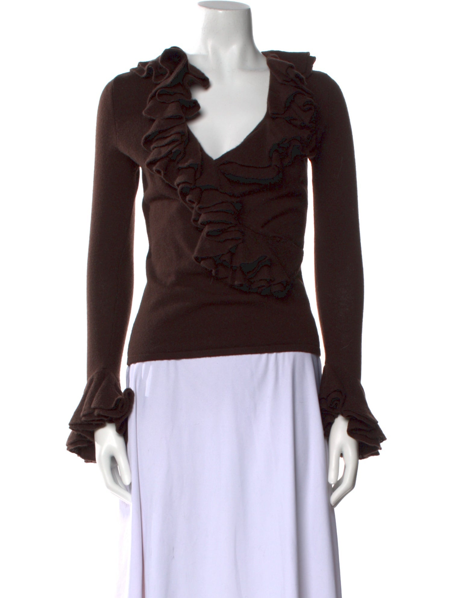 Ralph Lauren Black Label Cashmere V-Neck Sweater