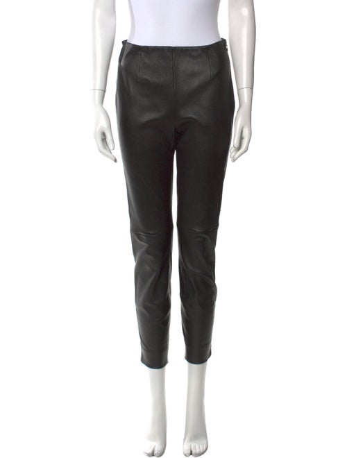 Ralph Lauren Black Label Lamb Leather Skinny Leg Pants