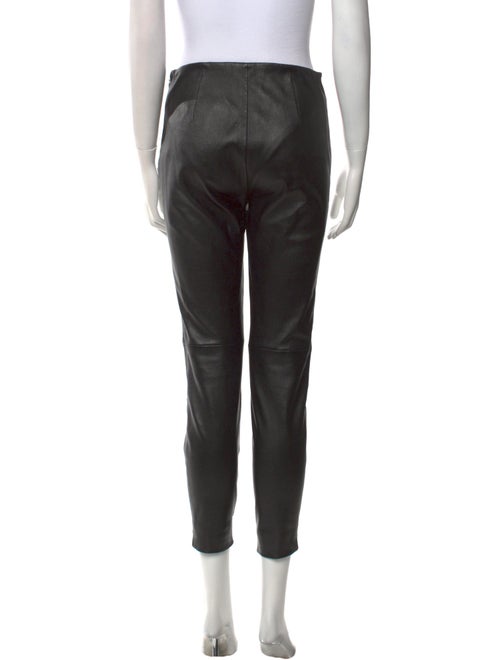 Ralph Lauren Black Label Lamb Leather Skinny Leg Pants