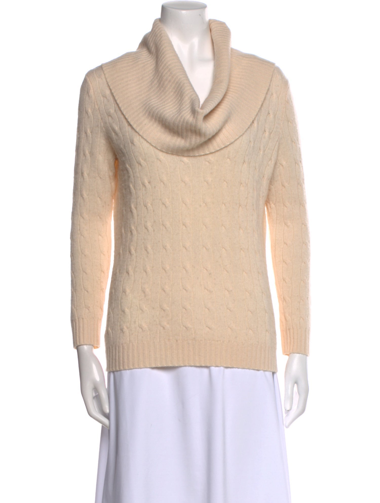 Ralph Lauren Black Label Cashmere Cowl Neck Sweater