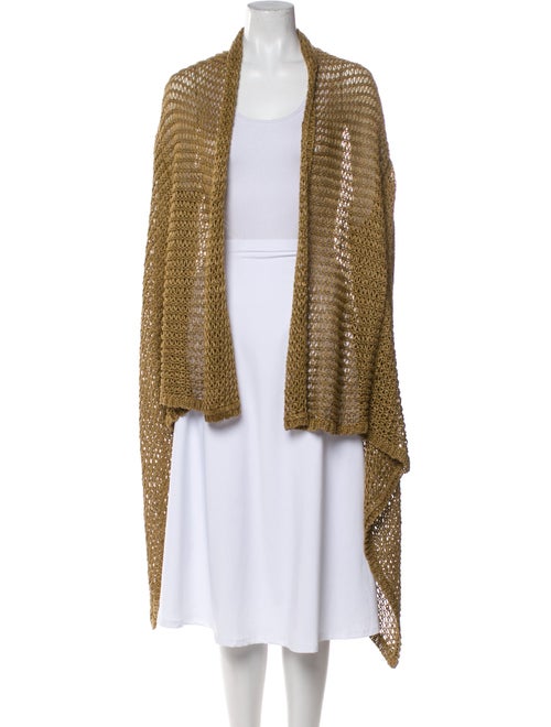 Ralph Lauren Linen Open Front Sweater