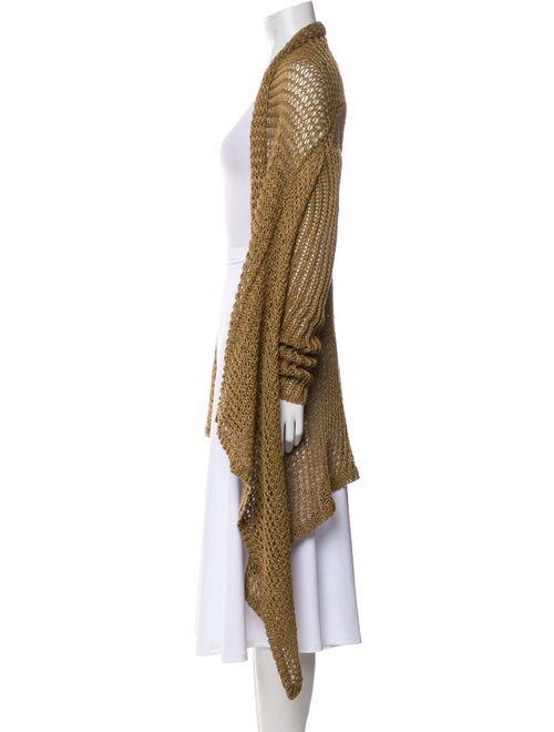 Ralph Lauren Linen Open Front Sweater