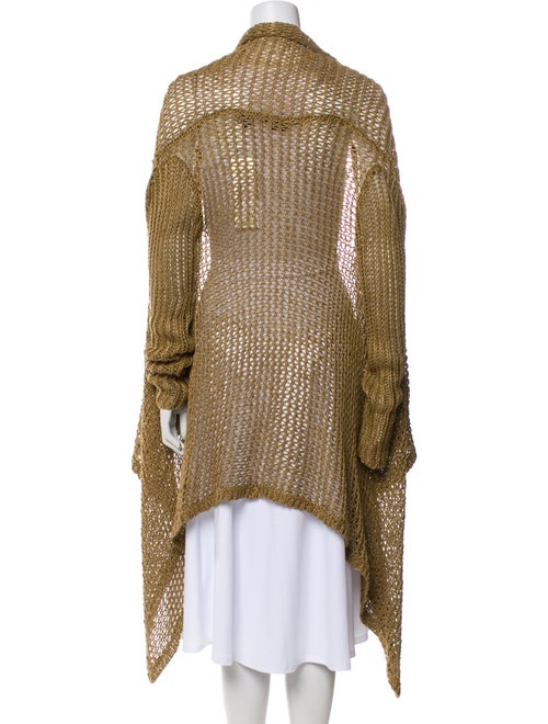 Ralph Lauren Linen Open Front Sweater