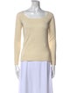 Ralph Lauren Black Label Cashmere Bateau Neckline Top