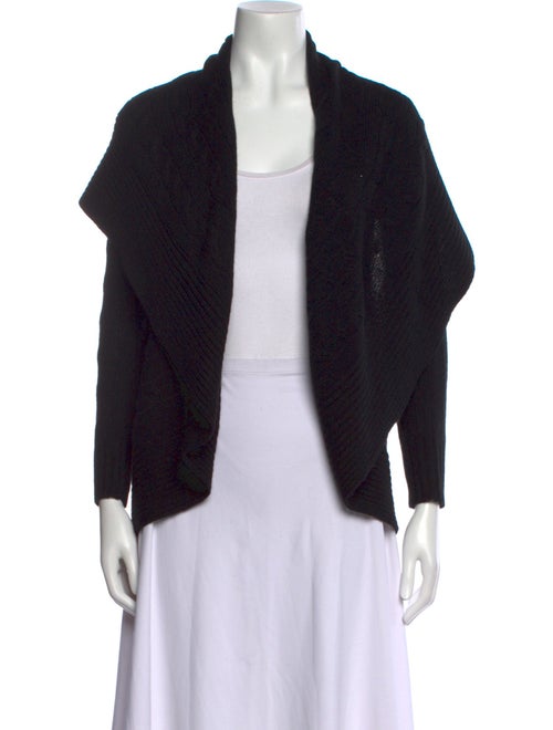 Ralph Lauren Black Label Cashmere Open Front Sweater