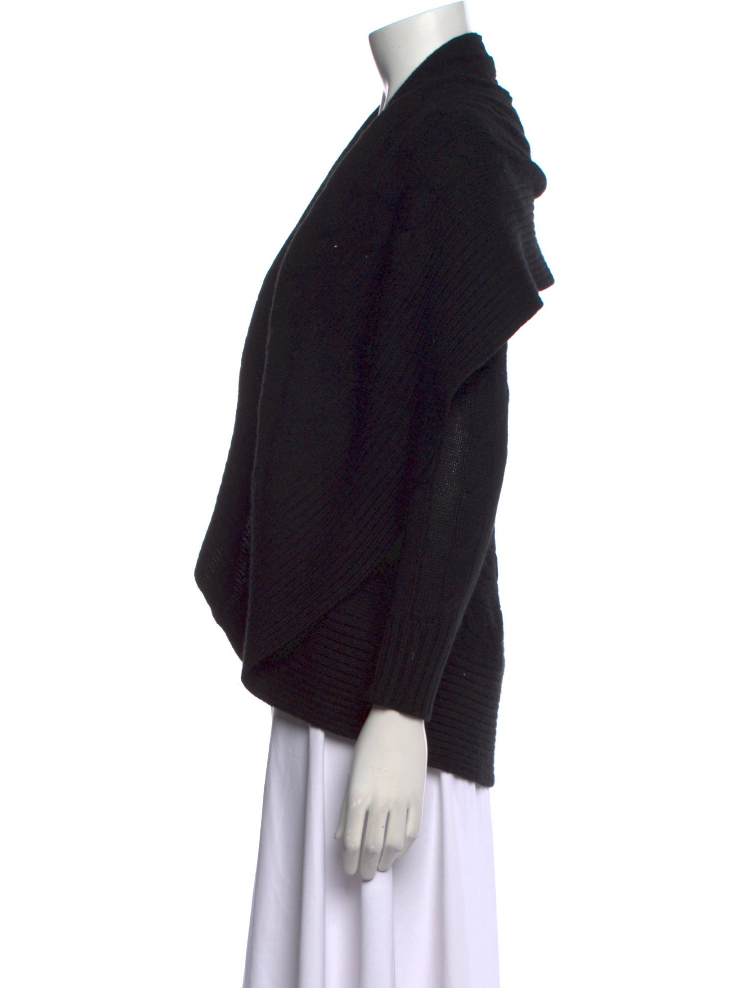 Ralph Lauren Black Label Cashmere Open Front Sweater