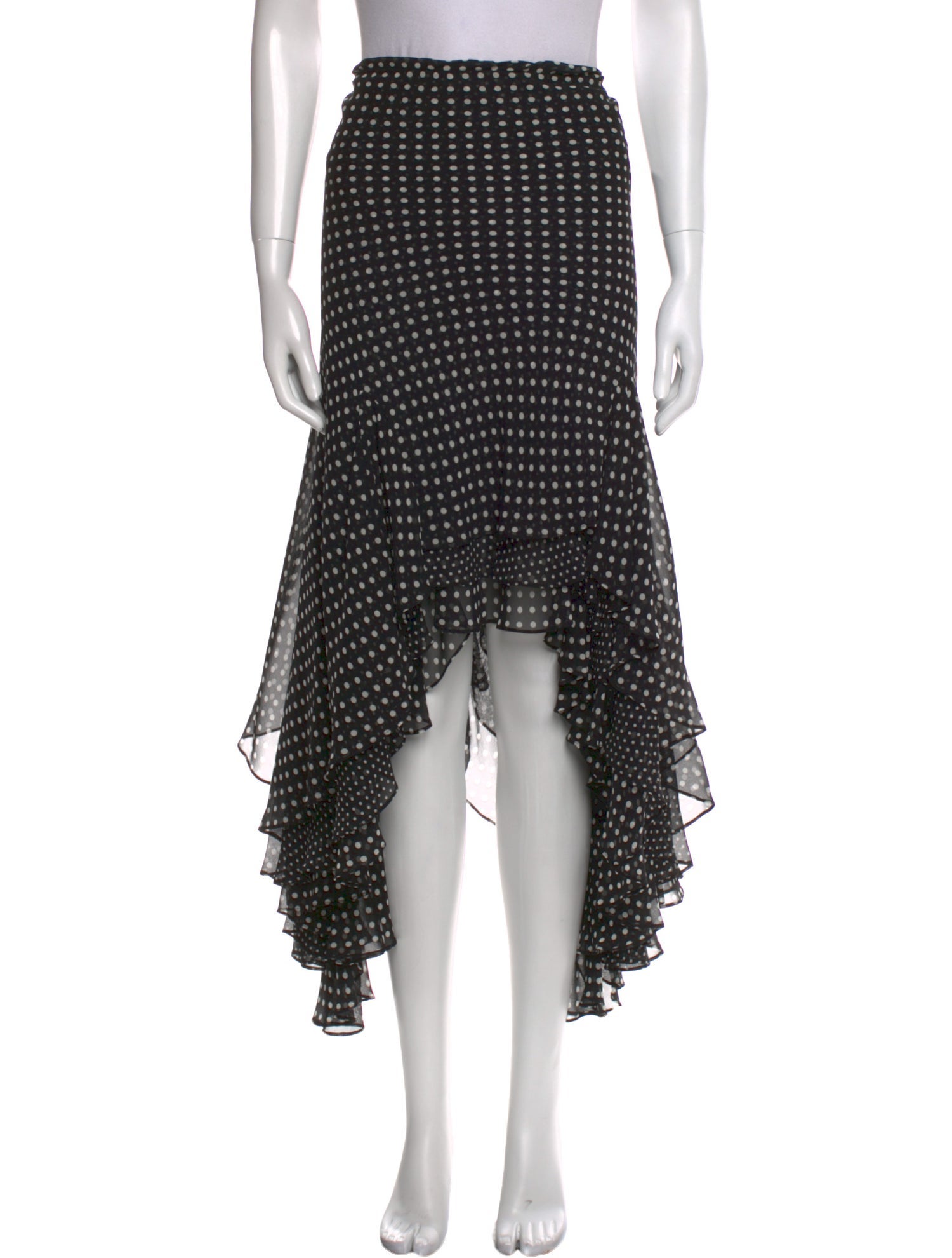 Ralph Lauren Black Label Silk Long Skirt