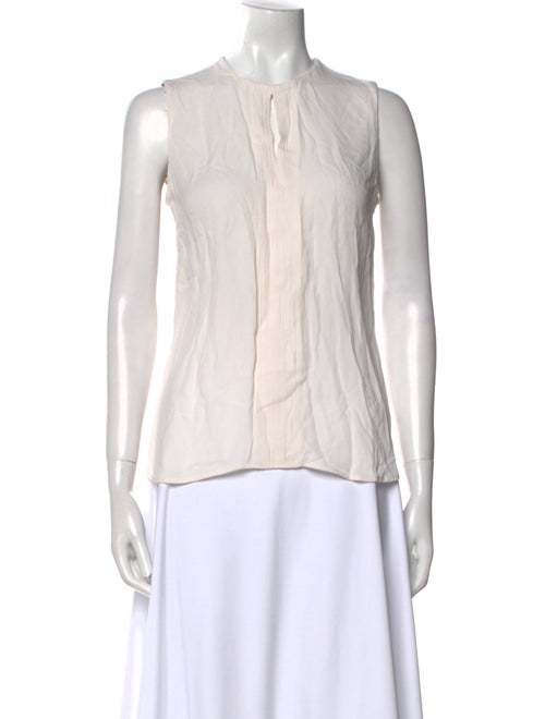 Ralph Lauren Black Label Crew Neck Sleeveless Blouse