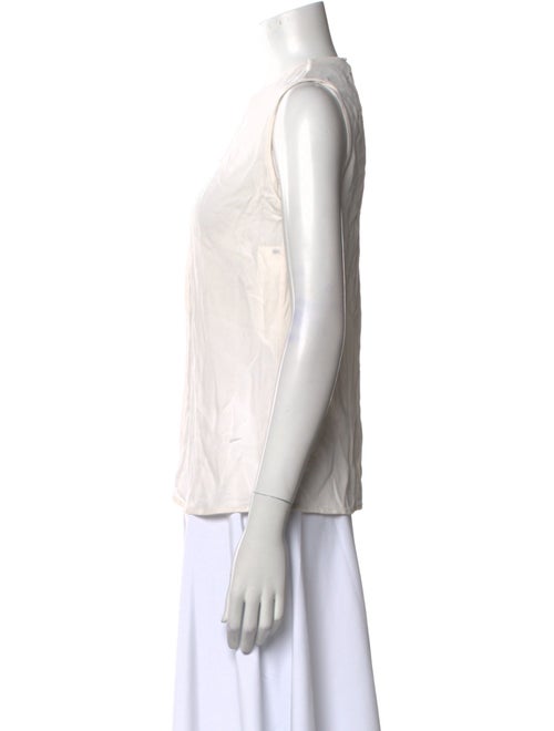 Ralph Lauren Black Label Crew Neck Sleeveless Blouse