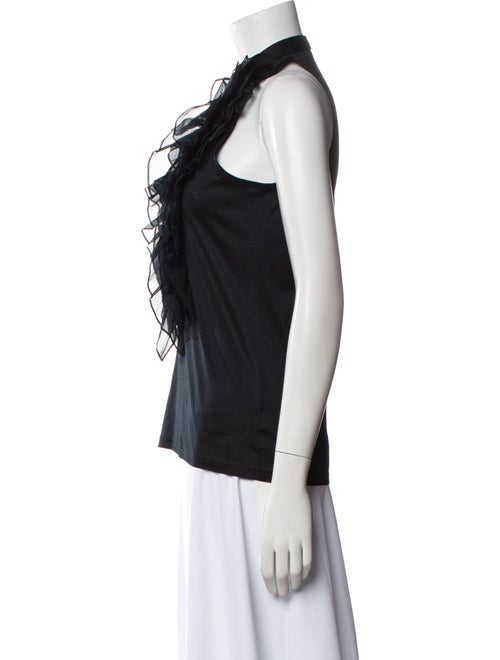 Ralph Lauren Black Label Mock Neck Sleeveless Top