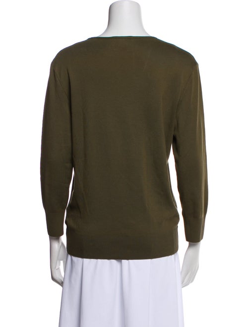 Ralph Lauren Black Label Scoop Neck Three-Quarter Sleeve T-Shirt