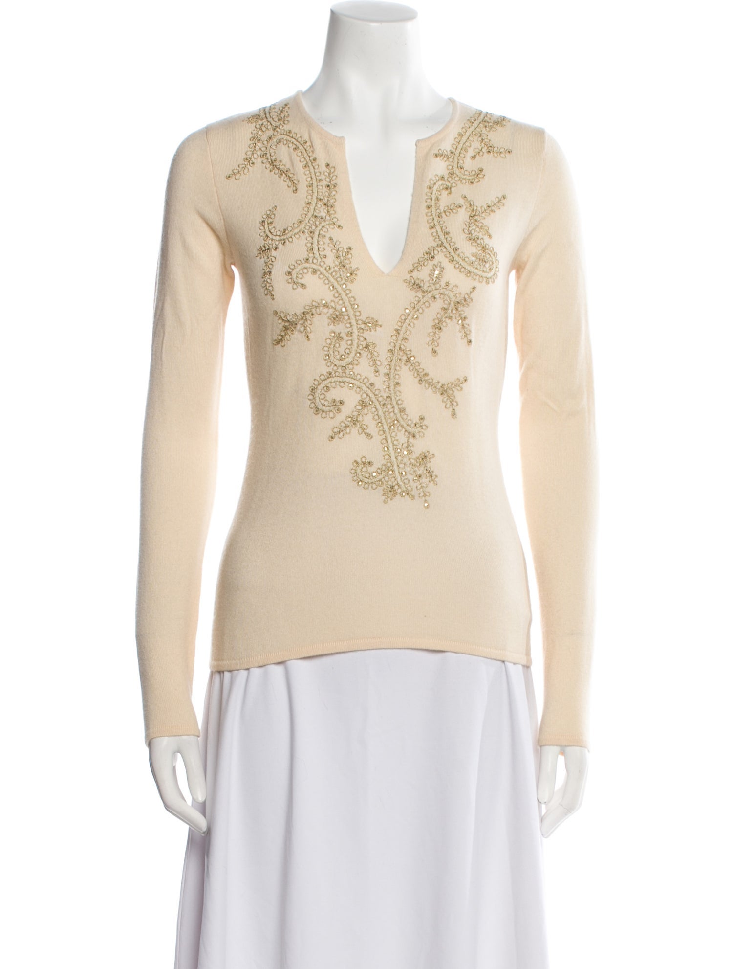 Ralph Lauren Black Label Cashmere V-Neck Sweater w/ Tags