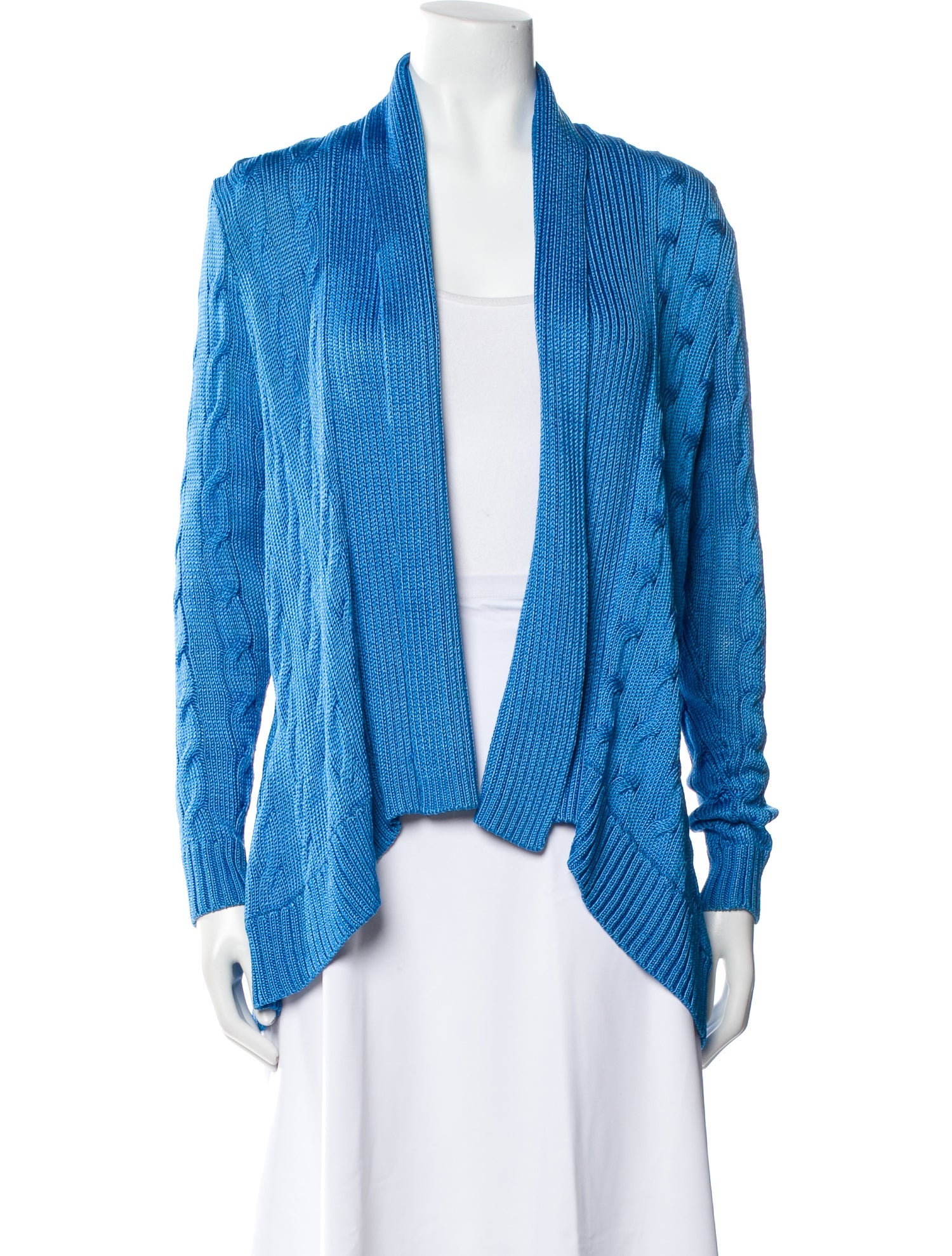 Ralph Lauren Black Label Silk Open Front Sweater