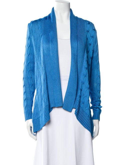 Ralph Lauren Black Label Silk Open Front Sweater