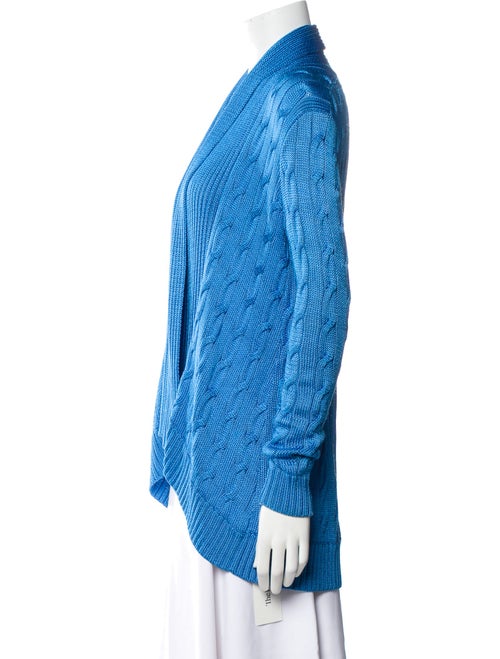 Ralph Lauren Black Label Silk Open Front Sweater