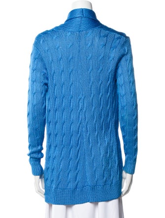 Ralph Lauren Black Label Silk Open Front Sweater