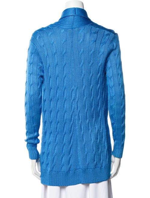 Ralph Lauren Black Label Silk Open Front Sweater