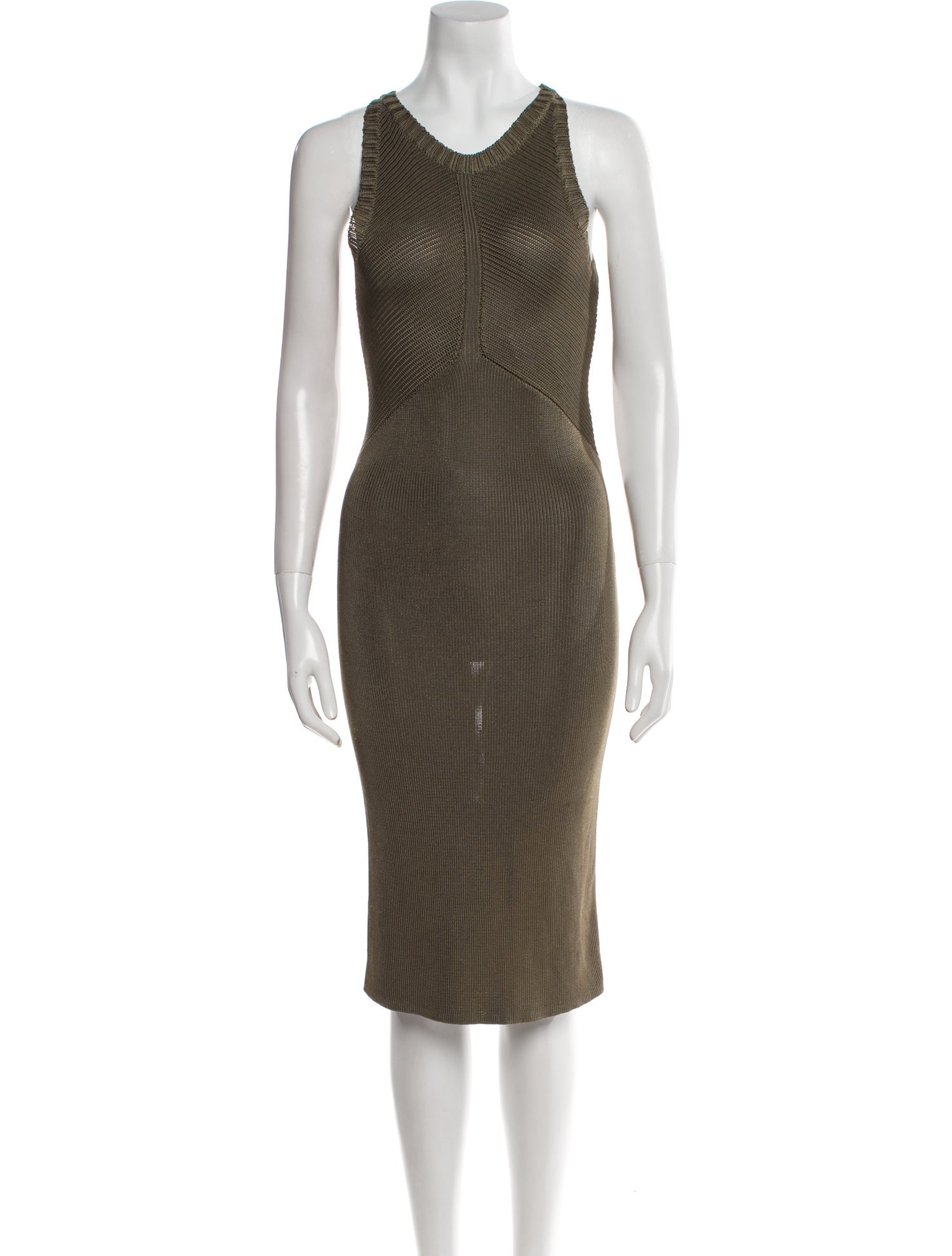 Ralph Lauren Black Label Silk Midi Length Dress