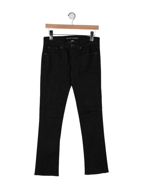 Ralph Lauren Black Label Mid-Rise Straight Leg Jeans