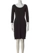 Ralph Lauren Black Label Cashmere Knee-Length Dress