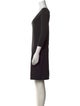 Ralph Lauren Black Label Cashmere Knee-Length Dress
