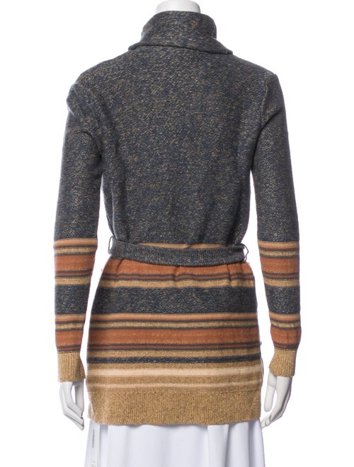 Lauren Ralph Lauren Striped V-Neck Sweater