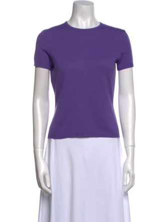 Ralph Lauren Black Label Silk Crew Neck T-Shirt