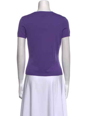 Ralph Lauren Black Label Silk Crew Neck T-Shirt