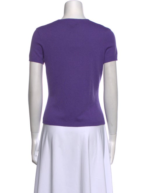 Ralph Lauren Black Label Silk Crew Neck T-Shirt