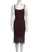 Ralph Lauren Black Label Lace Pattern Midi Length Dress