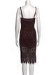 Ralph Lauren Black Label Lace Pattern Midi Length Dress