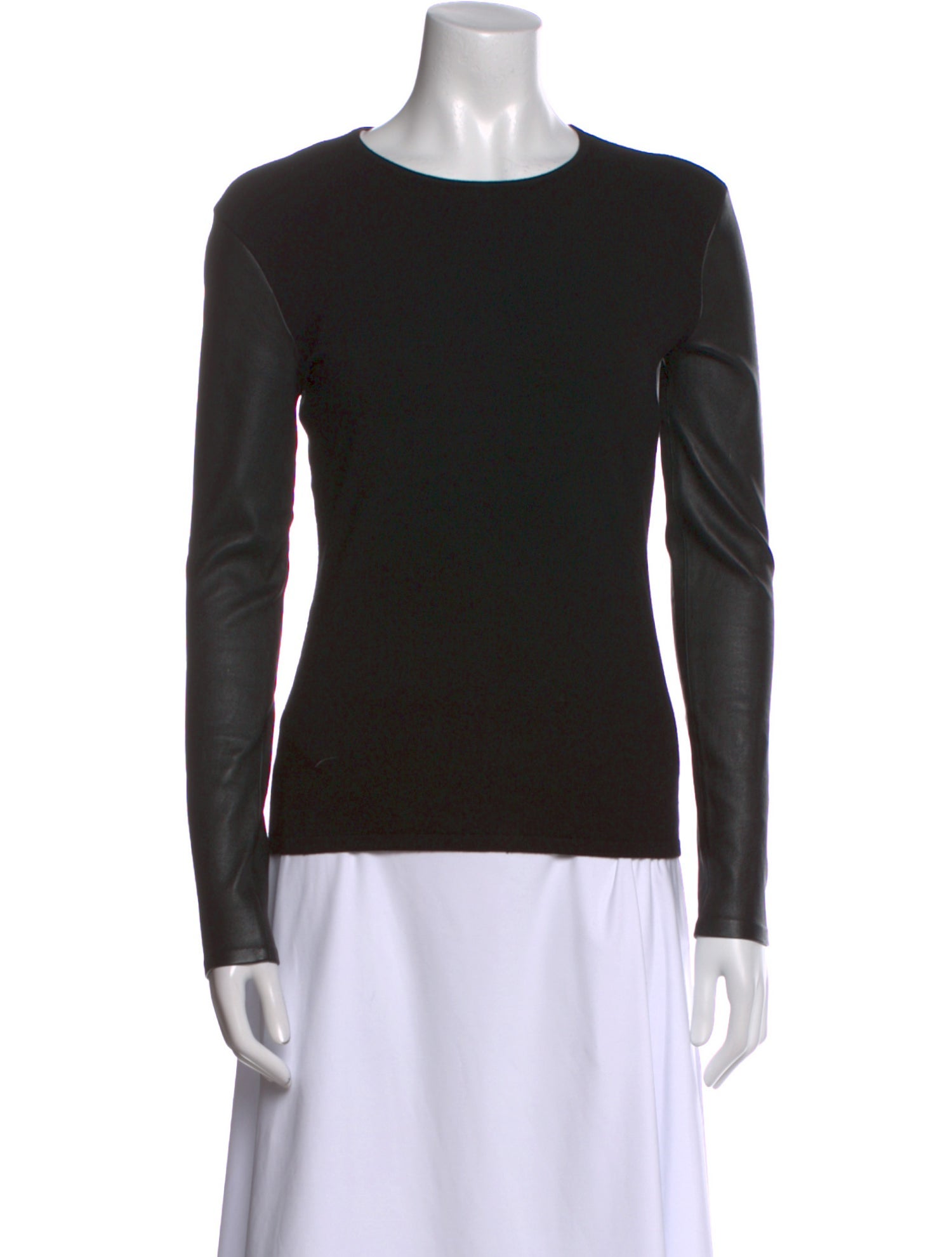 Ralph Lauren Black Label Merino Wool Crew Neck Top