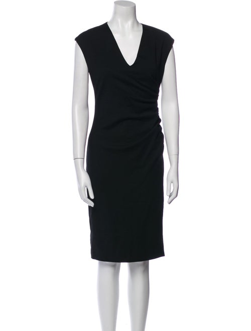 Ralph Lauren Black Label Wool Knee-Length Dress