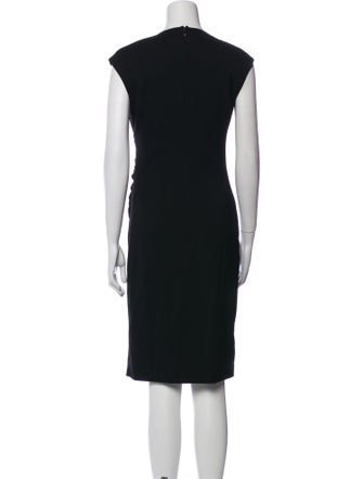 Ralph Lauren Black Label Wool Knee-Length Dress