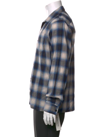 Ralph Lauren Black Label Plaid Print Long Sleeve Shirt