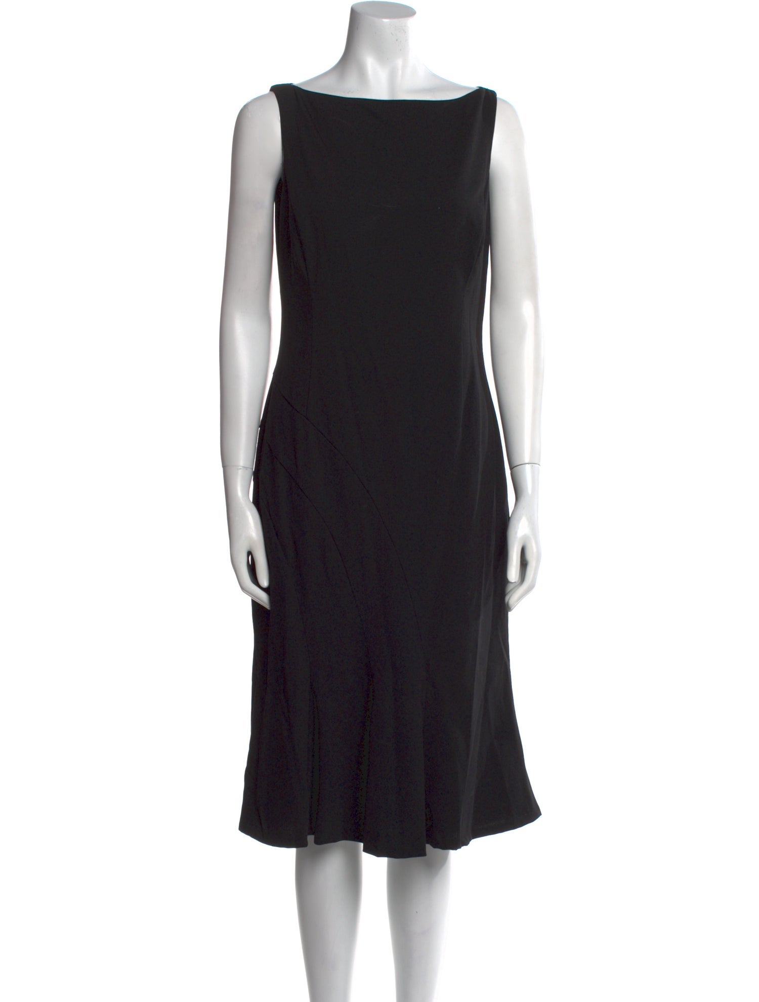 Ralph Lauren Black Label Wool Knee-Length Dress