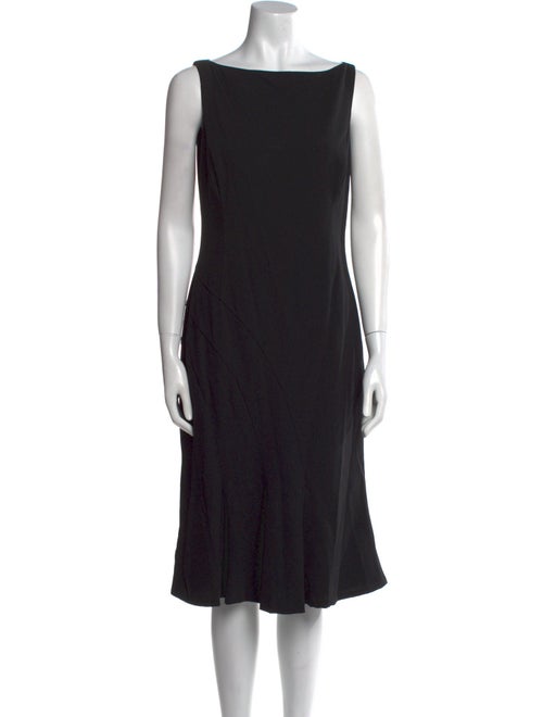 Ralph Lauren Black Label Wool Knee-Length Dress