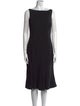 Ralph Lauren Black Label Wool Knee-Length Dress