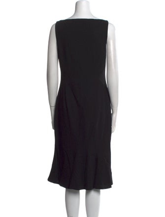 Ralph Lauren Black Label Wool Knee-Length Dress
