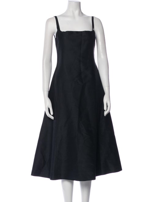 Ralph Lauren Black Label Silk Midi Length Dress
