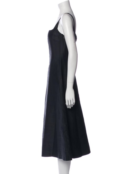Ralph Lauren Black Label Silk Midi Length Dress